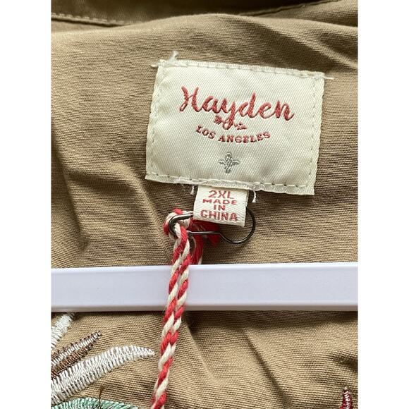 Hayden Los Angeles Embroidered Utility Jacket Size 2XL NWT - Picture 8 of 8
